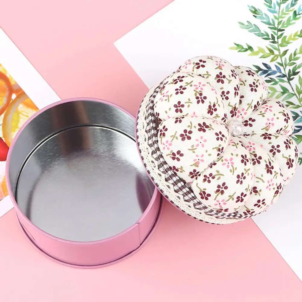Needle Cushion Box Soft Multi-use Fabric Creative Flower Pattern Pin for Home | Sewing Tools & Accessory