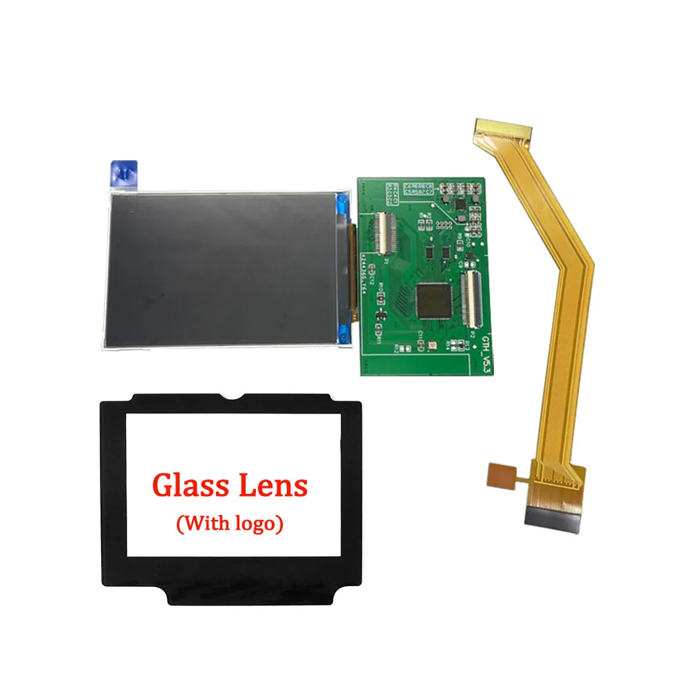 Новинка наборы ЖК-экранов IPS для GBA SP 4 пикселя до 1 подсветка предварительно