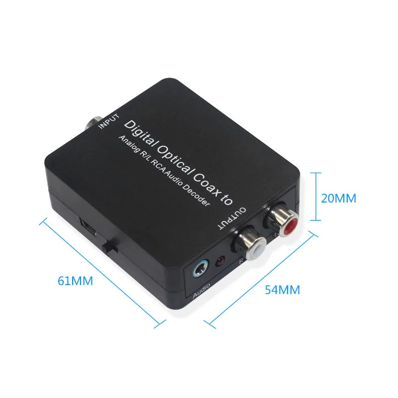 2 1 аудио декодер SPDIF коаксиальный к R/L dolby DTS AC3 цифровой to2.1 усилитель аналоговый с