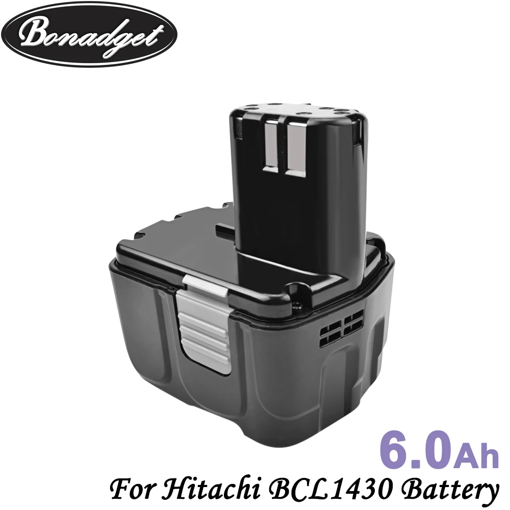 Bonadget BCL1430 2 шт 14 4 V 6000mAh литий ионный аккумулятор для Hitachi CJ14DL DH14DL EBL1430 BCL1415 батарея
