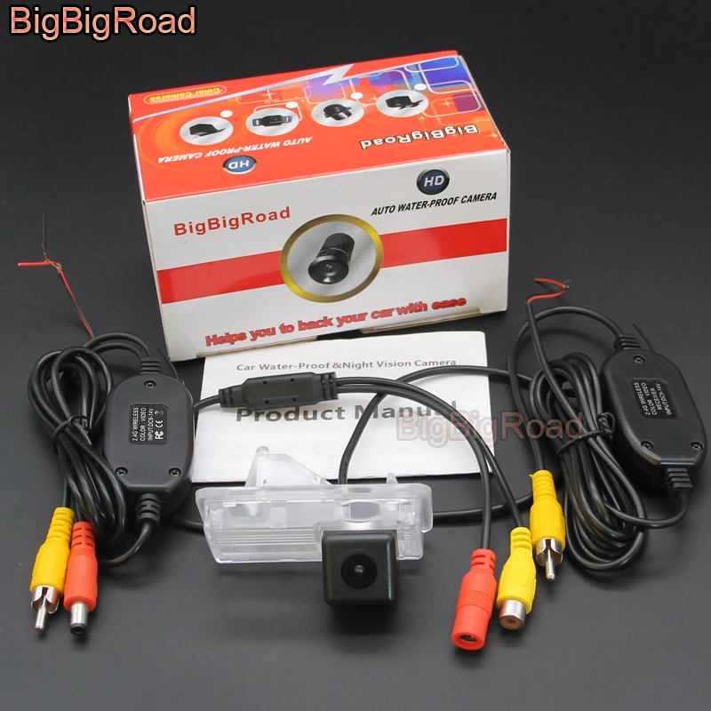 Камера заднего вида BigBigRoad водонепроницаемая камера ночного видения для Toyota Crown