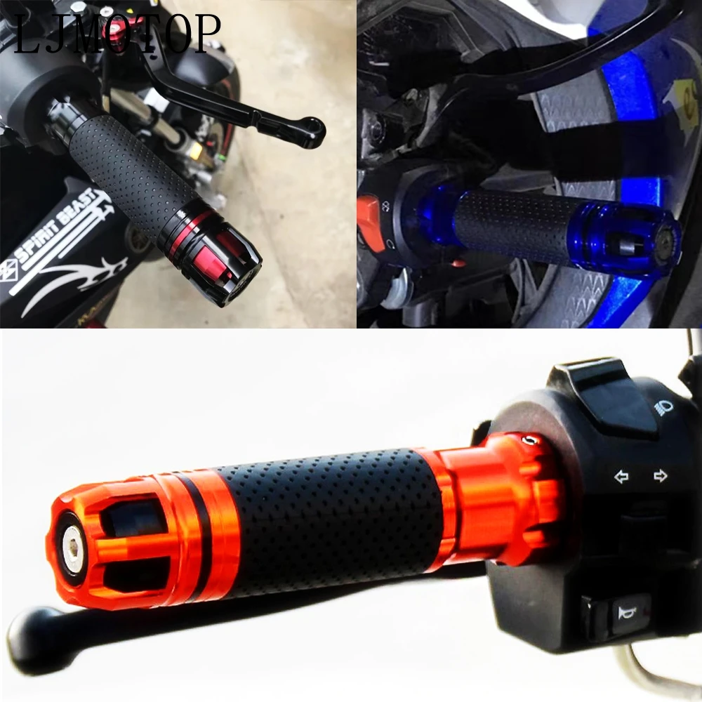 Универсальные наконечники руля мотоцикла CNC 7/8 '✢ мм для Kawasaki W800 Z750 ZX6 ZX9R ZXR400
