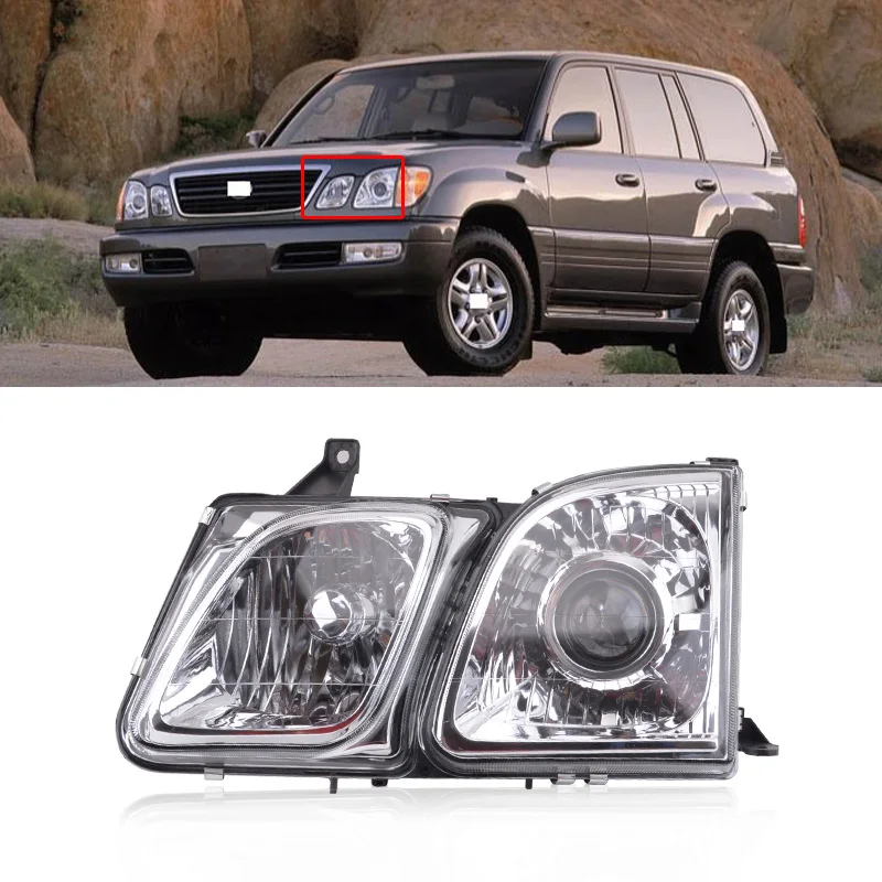 CAPQX 1 шт. Левая или правая сторона для Lexus LX470 1998 2007 передний бампер Фара головная