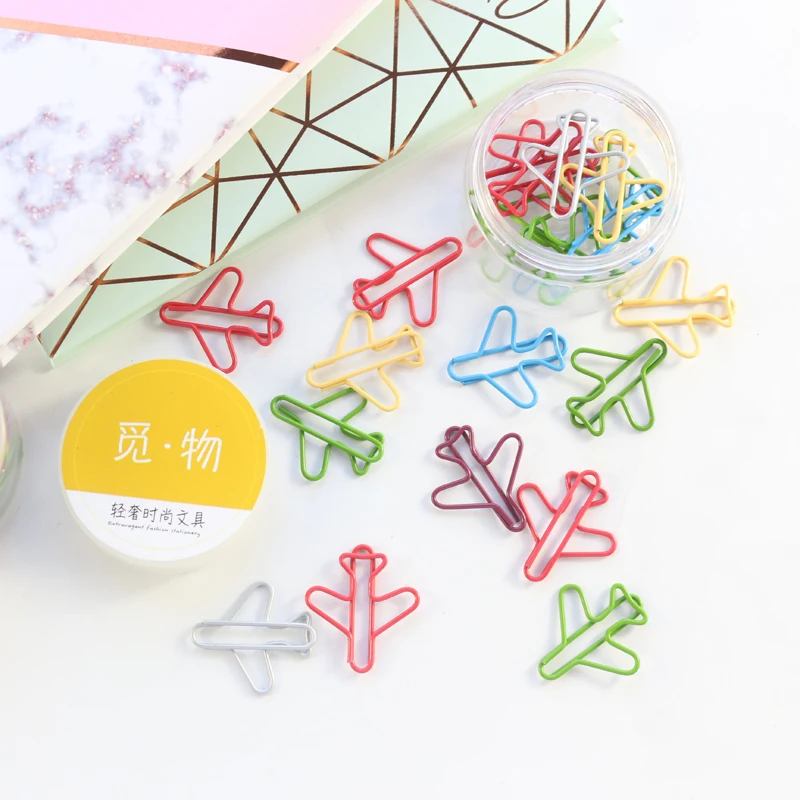 20 шт. классические цветные металлические зажимы органайзеры в форме