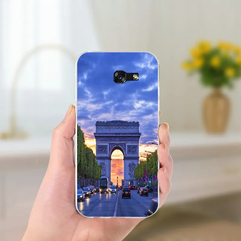 Italy Monuments Leaning Tower of Pisa Slim Soft TPU Phone Cases for Samsung Galaxy A3 A5 A7 2016 2017 Core 8262 850 Grand I9082 | Мобильные