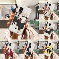anime tokyo revengers phone case transparent for samsung a51 a50 a71 a70 a81 m60s note s21 s 20 10 9 8 11 e plus ultra