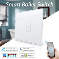 tuya wifi smart switch ukeu boiler switch smart touch panel remote control timer water heater switches with alexa google home
