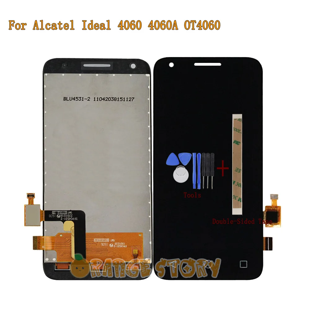 Новый сенсорный ЖК дисплей запасная часть для Alcatel Ideal 4060 4060A OT4060 монитор экран