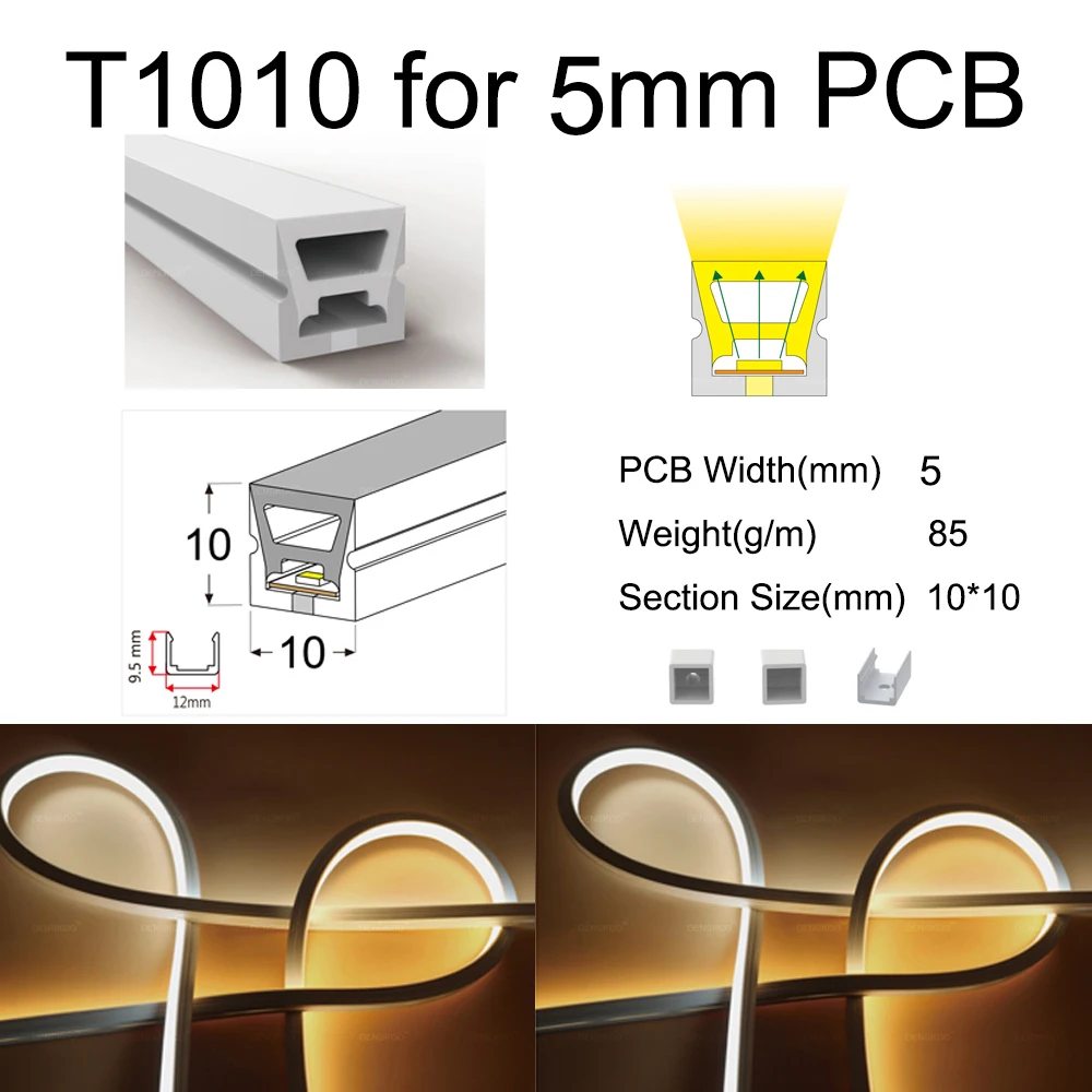 Светодиодная лента WS2812B WS2811 SK6812 RGBW гибкая неоновая трубка для вывески из