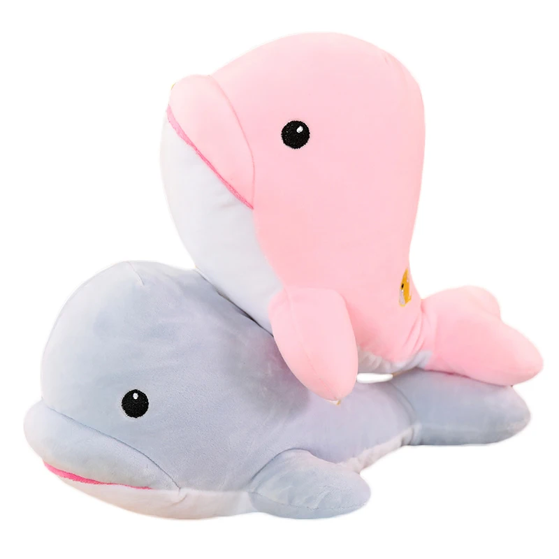 

1 шт. 30 см милые набивные пуховые хлопковые наполненные плюшевые дельфины куклы подушки милые высококачественные животные подушки игрушки ...