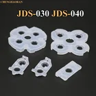 1 комплект JDS030 040 010 001 для Playstation 4 Dualshock, силиконовые подкладки для PS4, детали для замены
