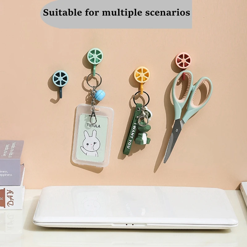 

Без крючка Пробивка прочная вискоза креативная милая искусственная Подвеска для ванной кухни спальни домашний Универсальный крючок