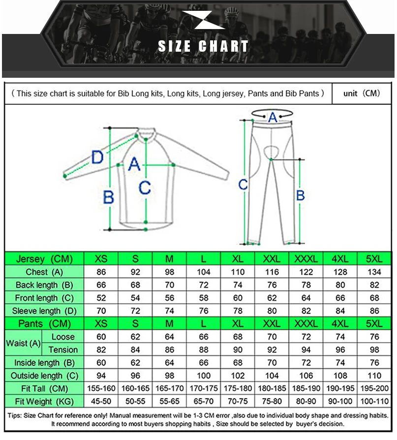 

MILOTO Top Quality 5D Padded Coolmax Gel Long Cycling Bib Pants MTB Bike Bicycle Racing Breathable Cycling Pants for Man Autumn