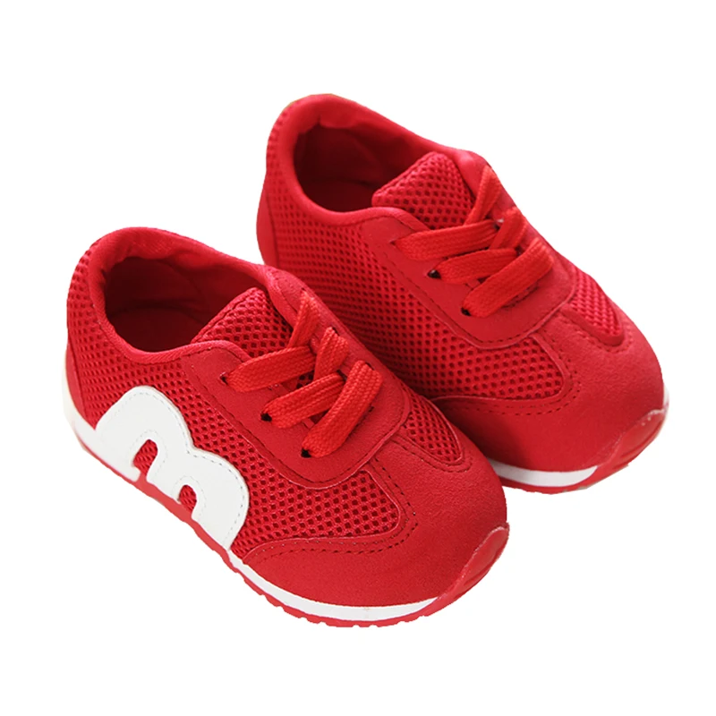 Детская обувь с буквенным принтом Сетчатая повседневная детская для бега