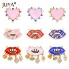 JUYA модный эмалевый соединитель Ожерелье Подвески Браслет соединитель DIY ручной работы аксессуары для изготовления ювелирных изделий