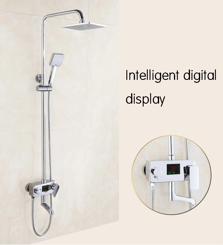 Термостат для ванны смеситель душа насадка с дождевой насадкой ручной