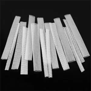 

Wholesale 15pcs/set White Make Up Cosmetic Brushes Guard Mesh Protectors Cover Brushes Protective fast shipping