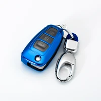 full cover new soft tpu car key case shell for ford ranger c max s max focus galaxy mondeo transit tourneo custom caraccessories