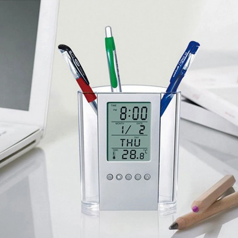 

New Multifunction Desk Calendar / Pencil Box with Stainless Steel Needle Tenderizer Professional Kitchen Tools