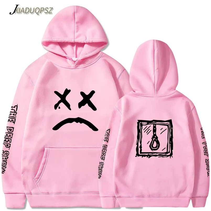 Lil Peep/толстовки с капюшоном Love lil. peep для мужчин/женщин, пуловер с капюшоном, свитшоты для мужчин/женщин, sudaderas cry, детские толстовки с капюшоном - Цвет: WY151-152 Pink
