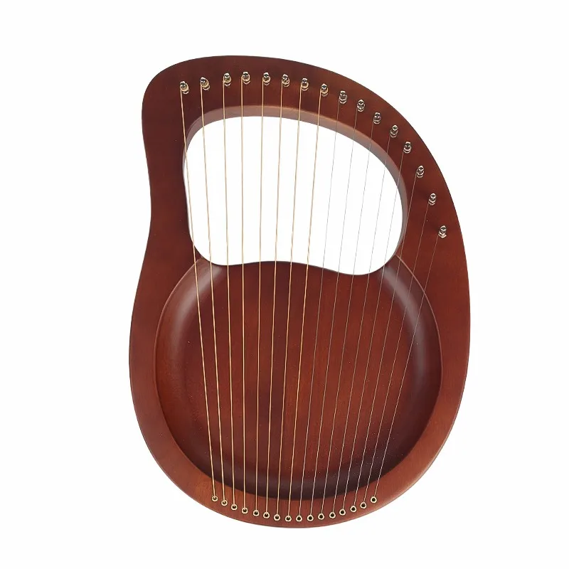 16 strings Andrew твердой древесины небольшой арфа 7/10/16 струны Малый инструмент портативный компактный арфа - Цвет: 16 strings