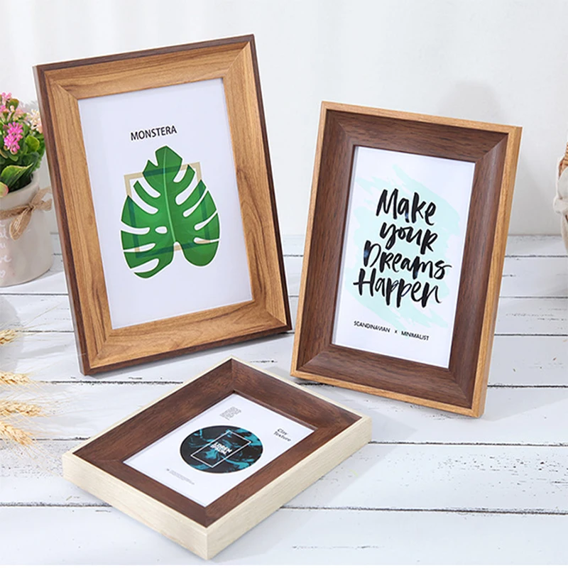 

6/8/10 Inch Vintage European Photo Frame Picture Poster Stand Wedding Wall Decoration Painting Frame Home Bedroom Art Decor