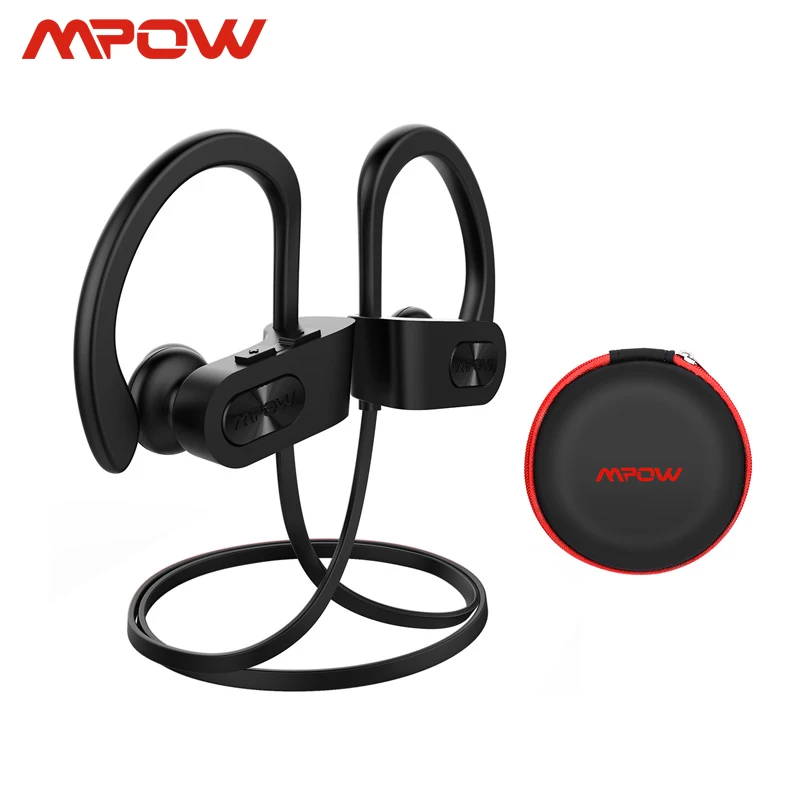 Беспроводные наушники Mpow Flame Bluetooth V4.1 водонепроницаемые IPX7 с шумоподавлением