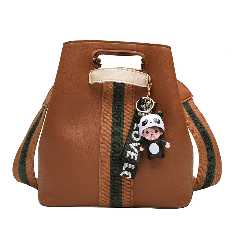 

Korean Large Capacity Fashionable Bag Women's New 2020 Crossbody Portable One Shoulder Bucket Package D155
