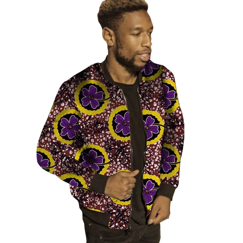 Африканская бейсбольная куртка для мужчин модная Анкара пальто с принтом Дашики