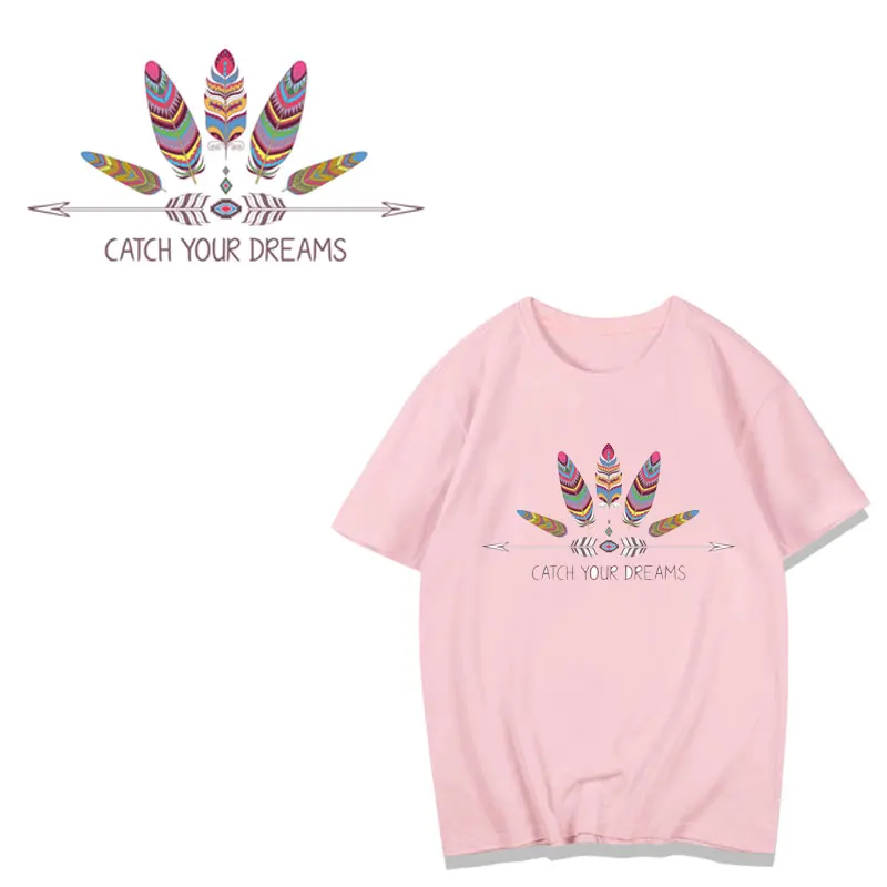 Симпатичные патчи с перьями для утюга одежды термопереводная наклейка на одежду