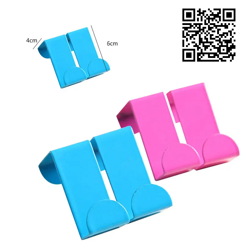 

The Stainless Steel Hook on The Door Creative Nail-free Door Seamless Coat Rack Coat Hook