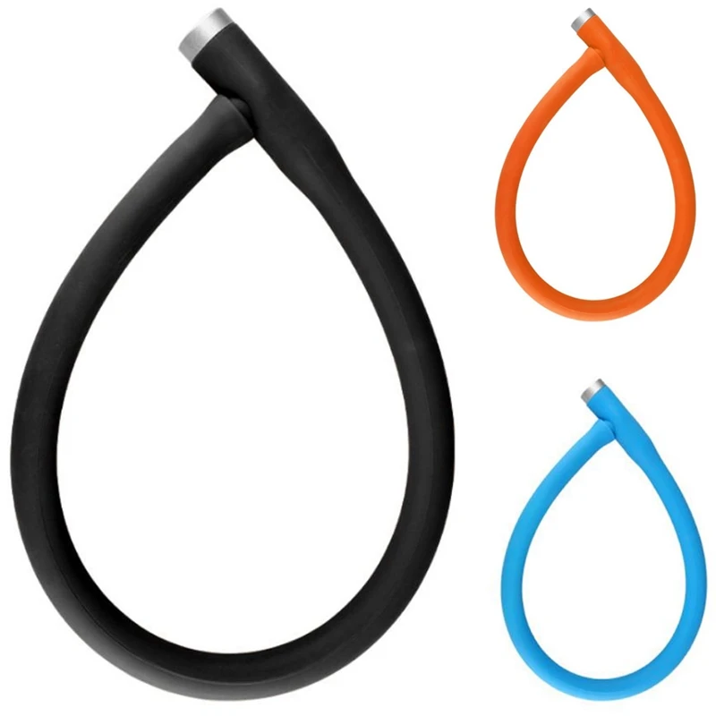 

Anti Theft Resistant Cycling Accessories Cable Lock Portable Outdoor Bicycle Zinc Alloy Scratch Proof 2 Keys