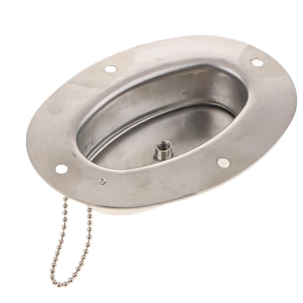 

Marine 304 Stainless Steel Chain / Rope Deck Pipe Hinged with Hook Gasket