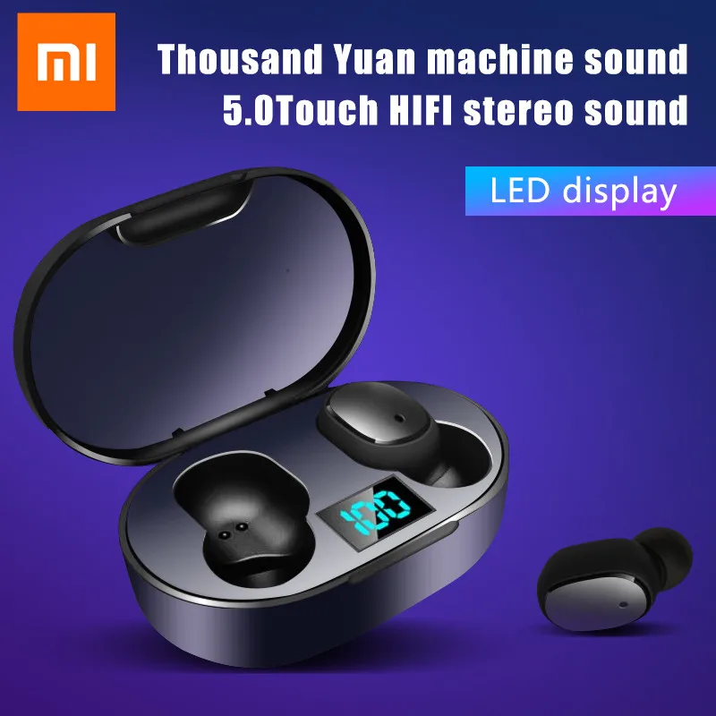 Беспроводные наушники Xiaomi TWS эффективные спортивные с поддержкой Bluetooth 5 0 и