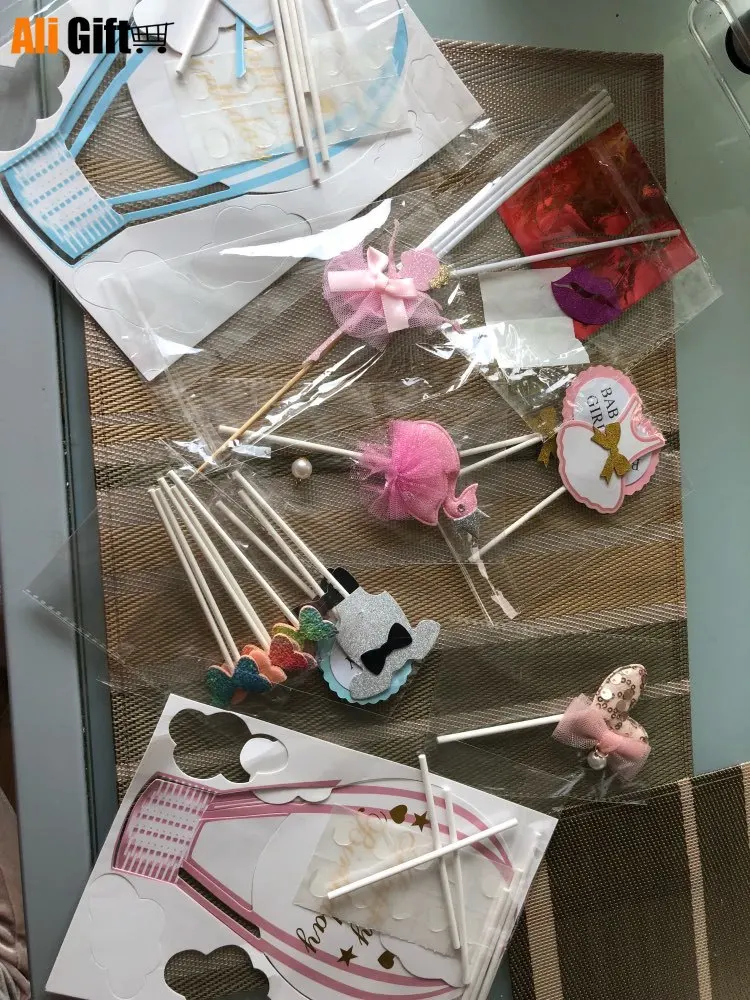 Хит продаж украшения для торта на день рождения набор цветочных корзин с