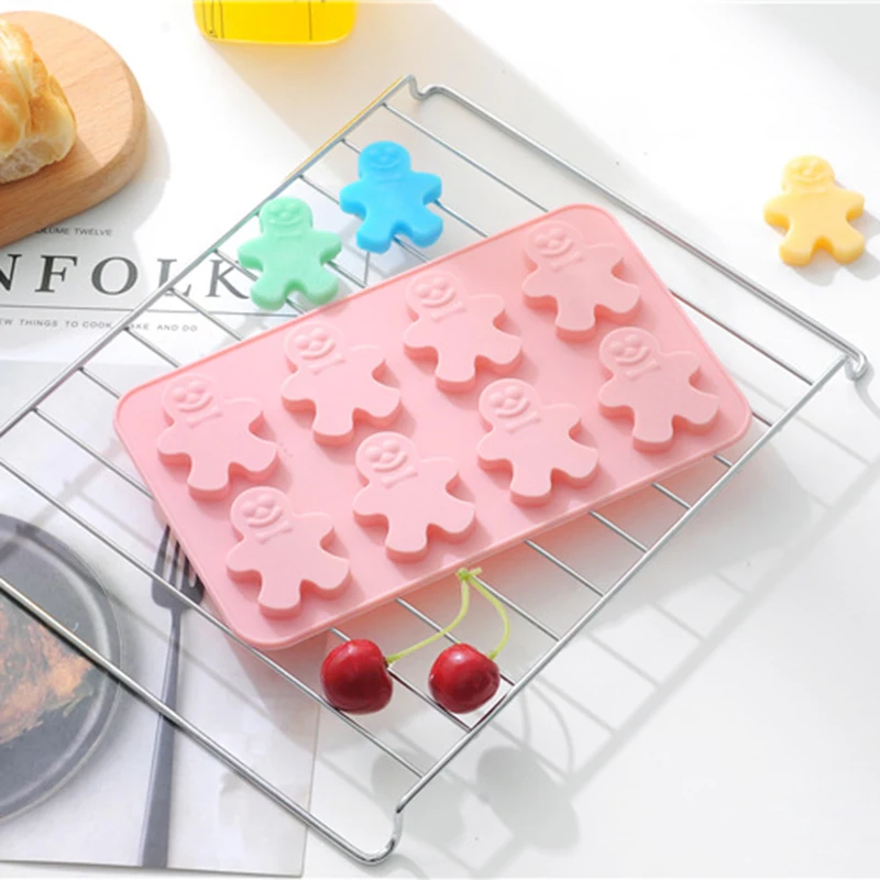 

Christmas Cake Jelly Cookies Soap Mold Chocolate Baking Mould Tray Wax Ice Cube