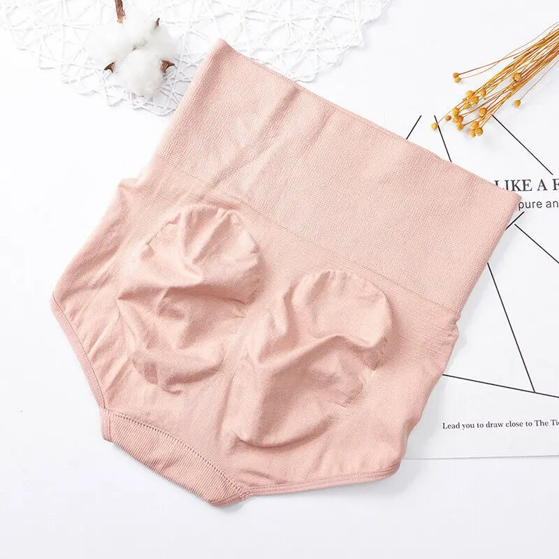 Женские трусики из мягкого хлопка бесшовное нижнее белье с присборенной талией