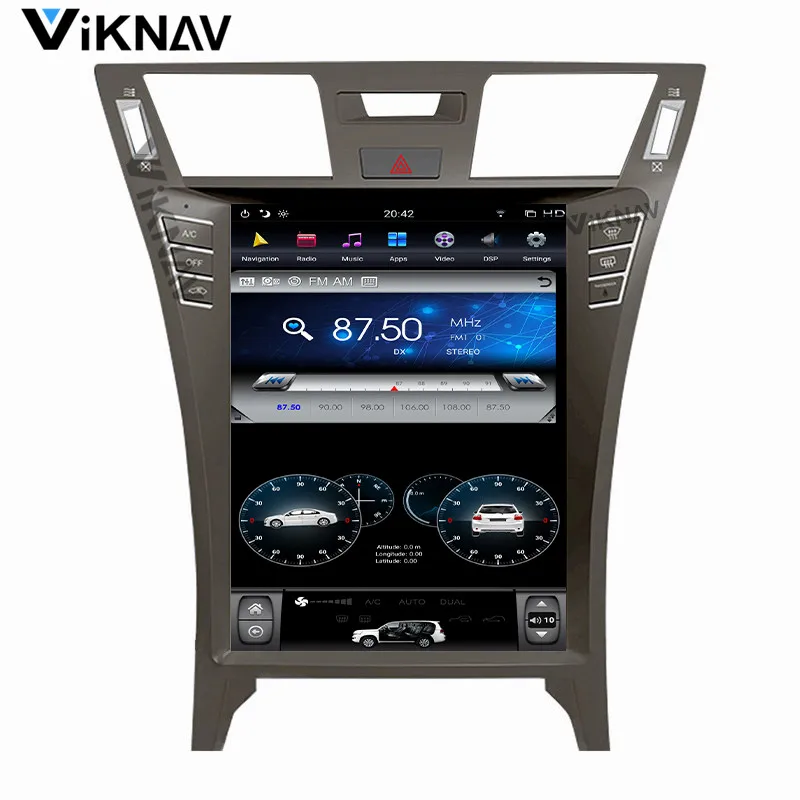 Автомобильный радиоприемник для Lexus LS460 2006 - 2012 Android радио вертикальный экран 2Din