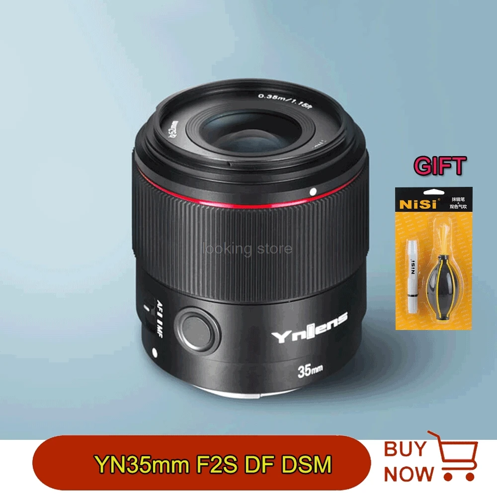 

Yongnuo YN35mm F2S DF DSM Lens 35mm F2 Camera Lens For Sony E mount For Mirrorless Camera Full Frame Large Aperture Auto Focus