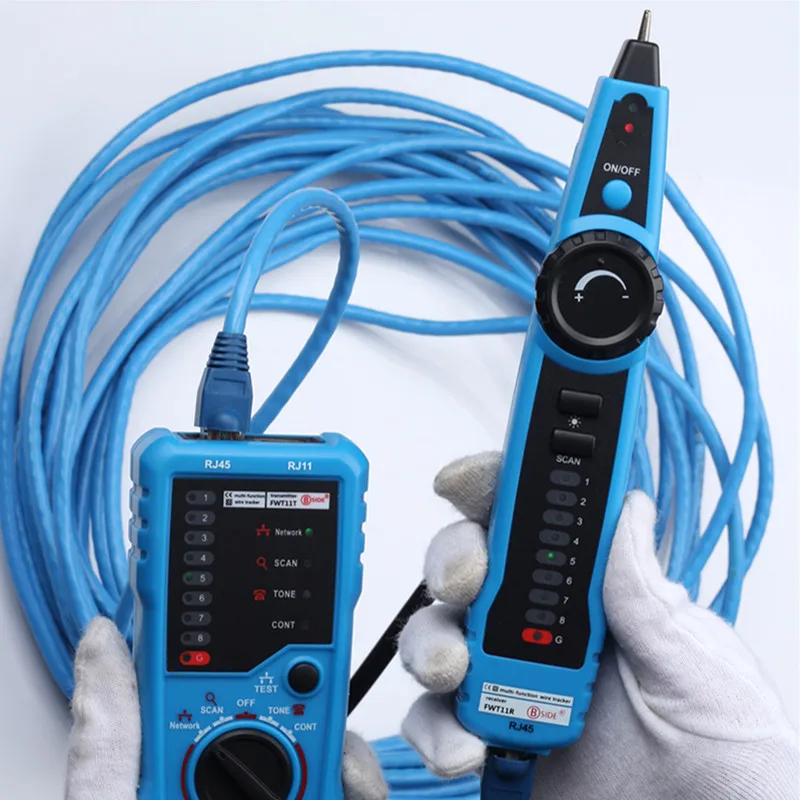 RJ45 Lan тестер кабельный трекер FWT11(упаковка из 7) Cat5 Cat6 RJ11 детектор сетевой кабель тестер для телефонного кабеля сетевые инструменты