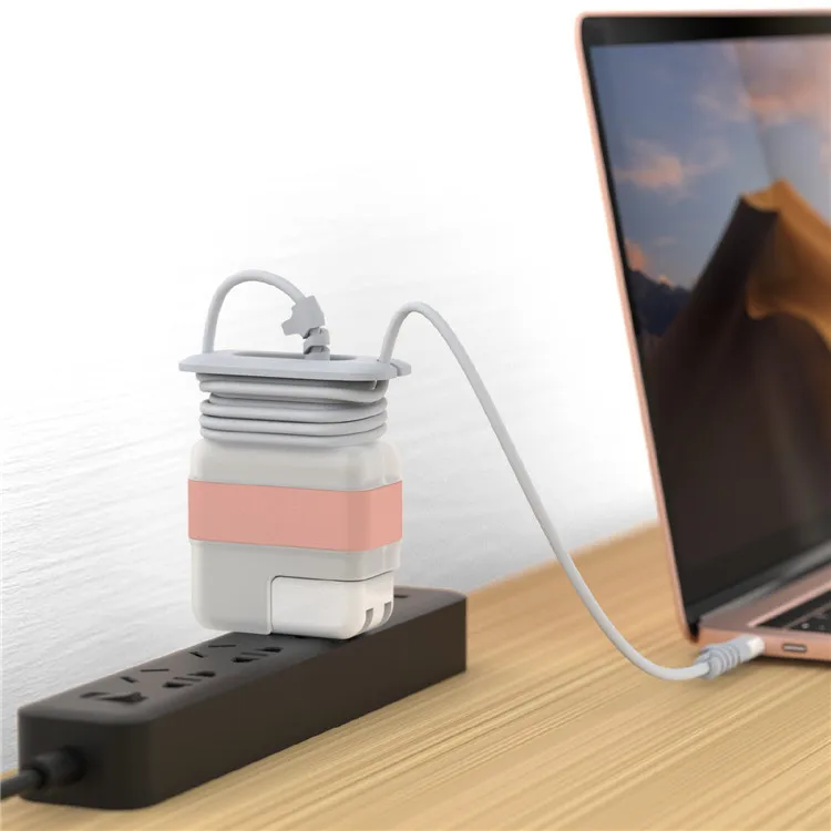 

Чехол для адаптера питания MacBook Air, защита кабеля 29 Вт 30 Вт с намоткой для шнура