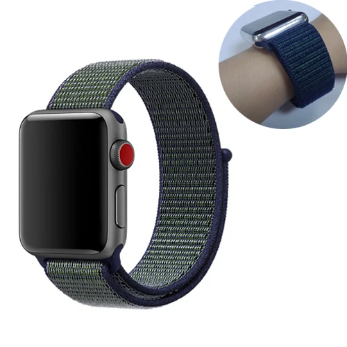 13 Ремешок для спортивных часов для apple watch, ремешок 42 мм, 38 мм, версия apple watch 5/4/3/2/1 наручных часов iwatch, ремешок 44 мм 40 мм двухслойный нейлоновый переплет ремешок для часов - Цвет ремешка: 13