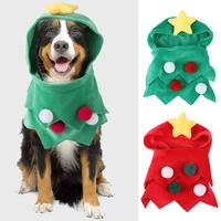 pet dog cat christmas hat plush ball headwear christmas tree design party headpiece dog cosplay costume pets supplies