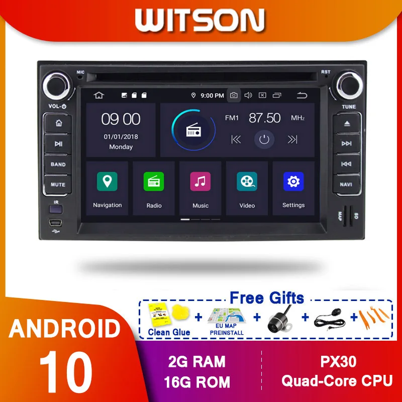 WITSON Android 10 0 Восьмиядерный автомобильный Dvd GPS плеер для KIA CERATO/SPORTAGE/SORENTO/SPE IPS 4 ГБ ОЗУ