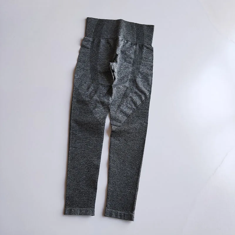 Бесшовные женские штаны для йоги фитнеса спортивная одежда с высокой талией