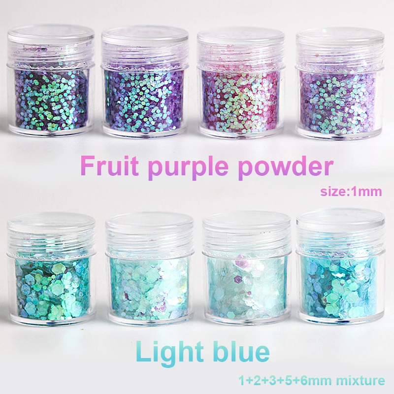 Палетка с блестками для макияжа ногтей сделай сам 4 коробки тени век цветные