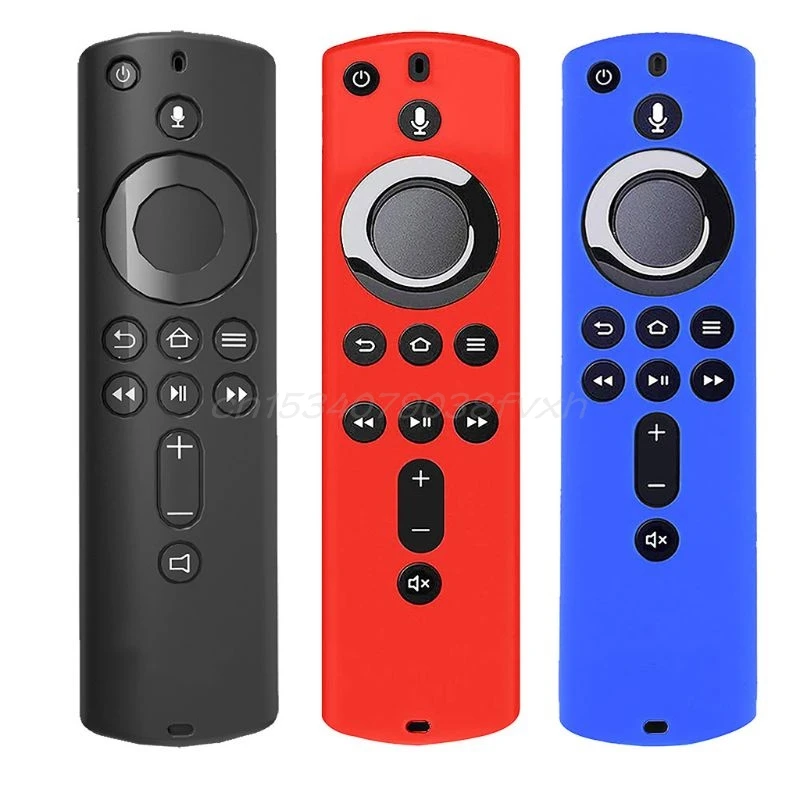 Protective Case 5.9 Inch Cover Soft Silicone Sleeve Shockproof Anti-Slip Replacement for Amazon Fire TV Stick 4K Remote Control |