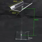 Белый прозрачный акриловый держатель для наращивания волос HARMONY, 1 шт., Висячие цветные кольца