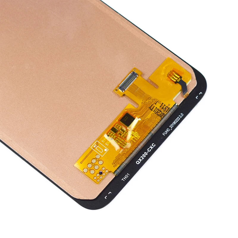 Для Samsung Galaxy A20 A205 ЖК дисплей с цифровым преобразователем сенсорного ввода рамкой