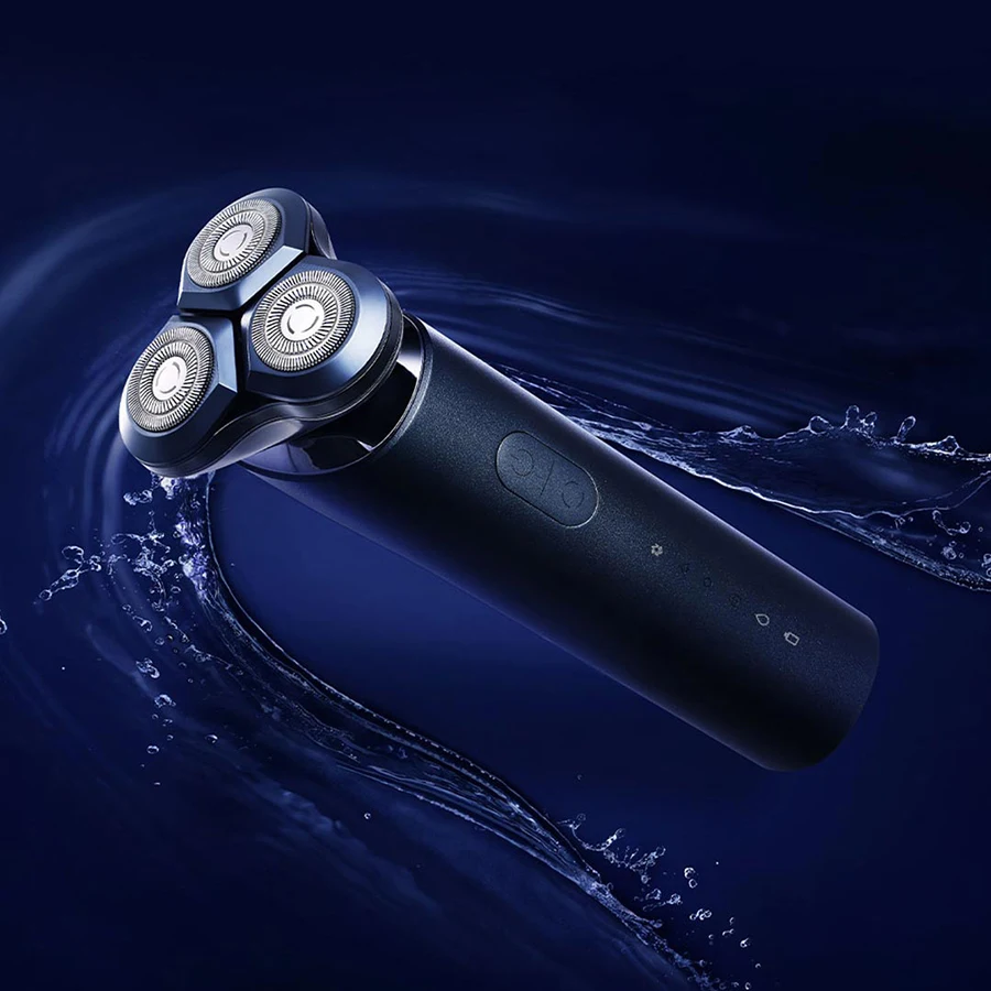 XIAOMI MIJIA портативная электробритва S700 умная Гибкая Бритва для бороды мужской